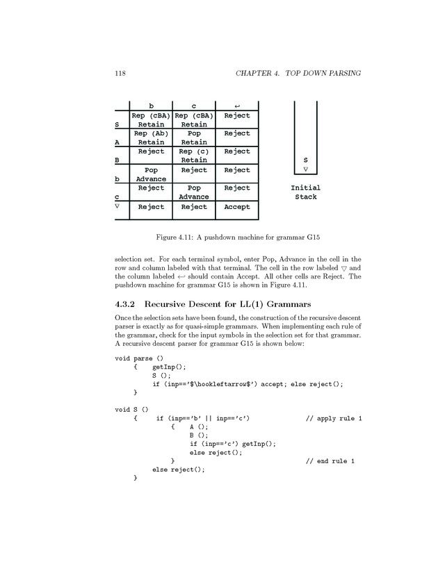 Compiler Design: Theory, Tools, and Examples - Page 118